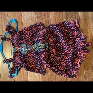 Girls Justice shorts romper.